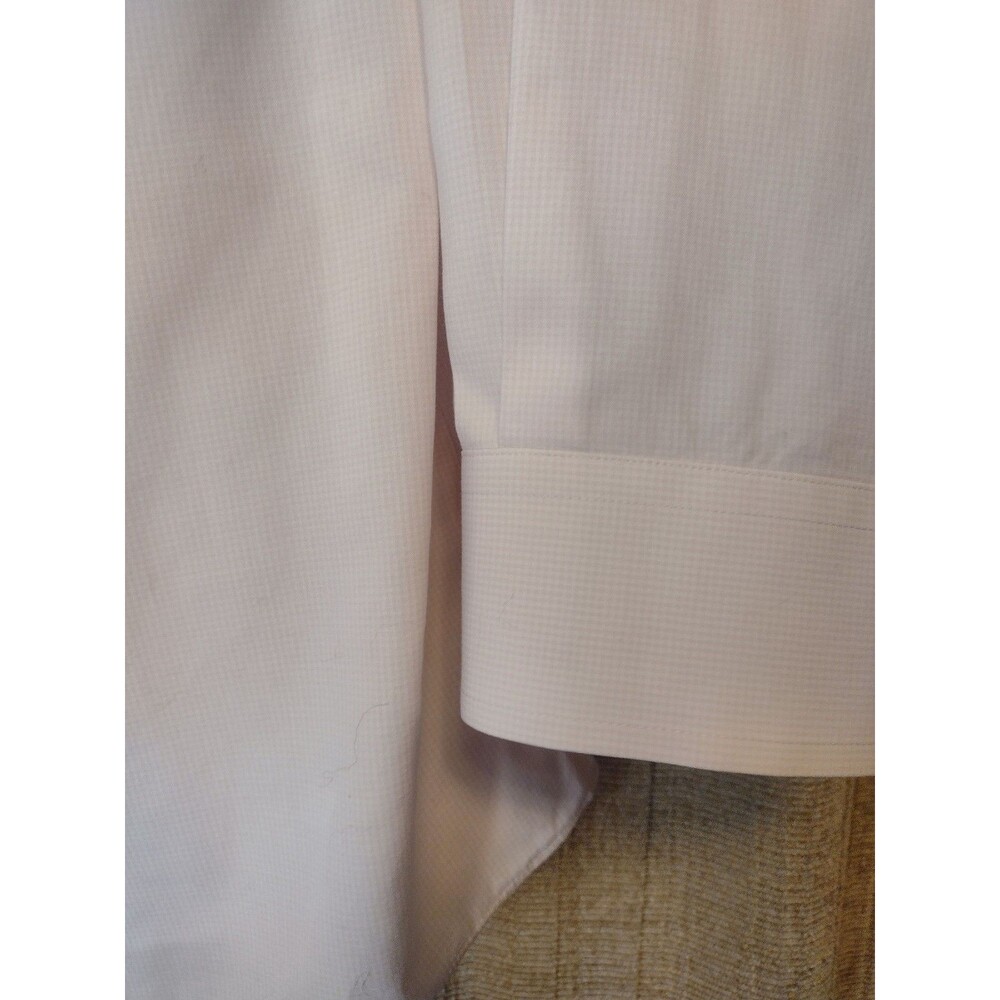 Jos. A Bank Stays Cool crisp pink dress shirt 16-35 - Picture 6 of 7